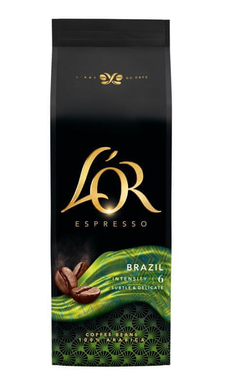 L\'Or Brazil zrnková káva 500g